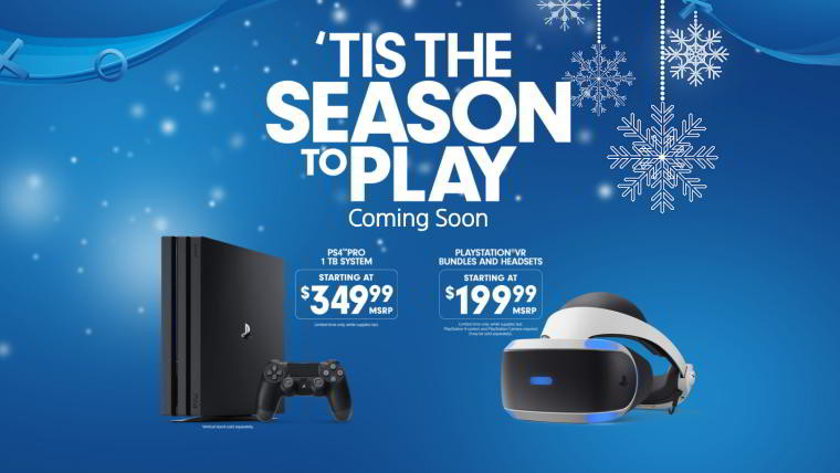 В случае, если вы пропустили захват вашего любимого оборудования Sony во время продаж в Черную пятницу и Кибер-понедельник, компания предлагает двухнедельную распродажу в преддверии Рождества, которая принесет вам немного денег с PlayStation 4 Pro и PlayStation VR, а также несколько пучков